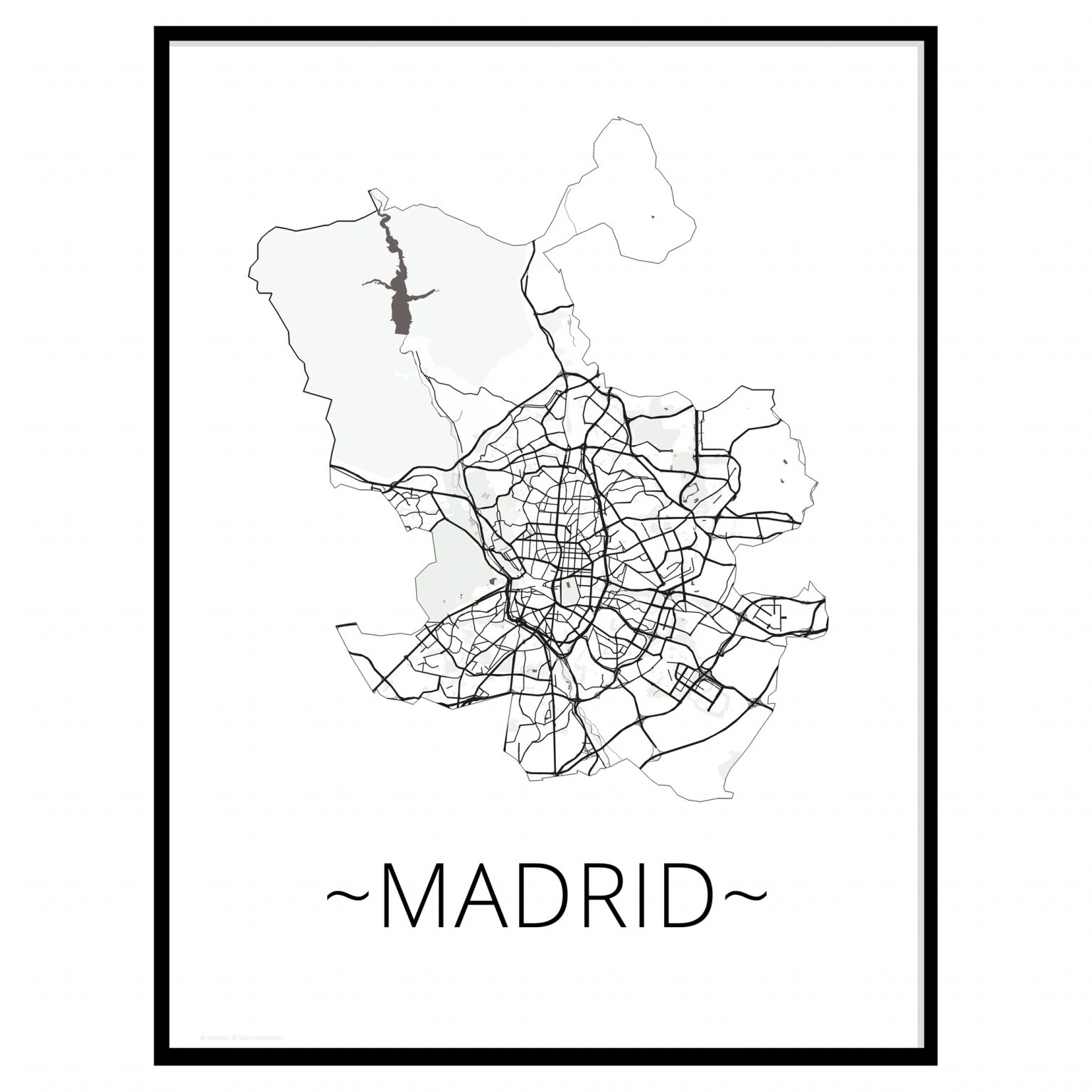 Stadtplan Poster